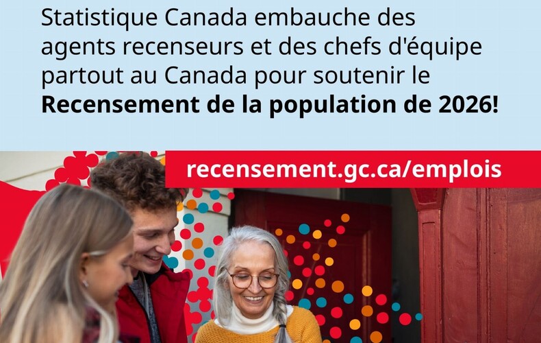 Statistique Canada embauche