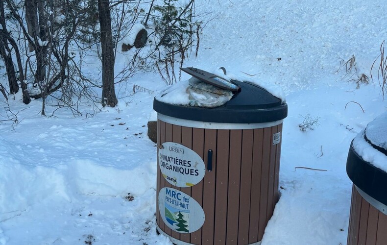 Collecte du compost en période hivernale